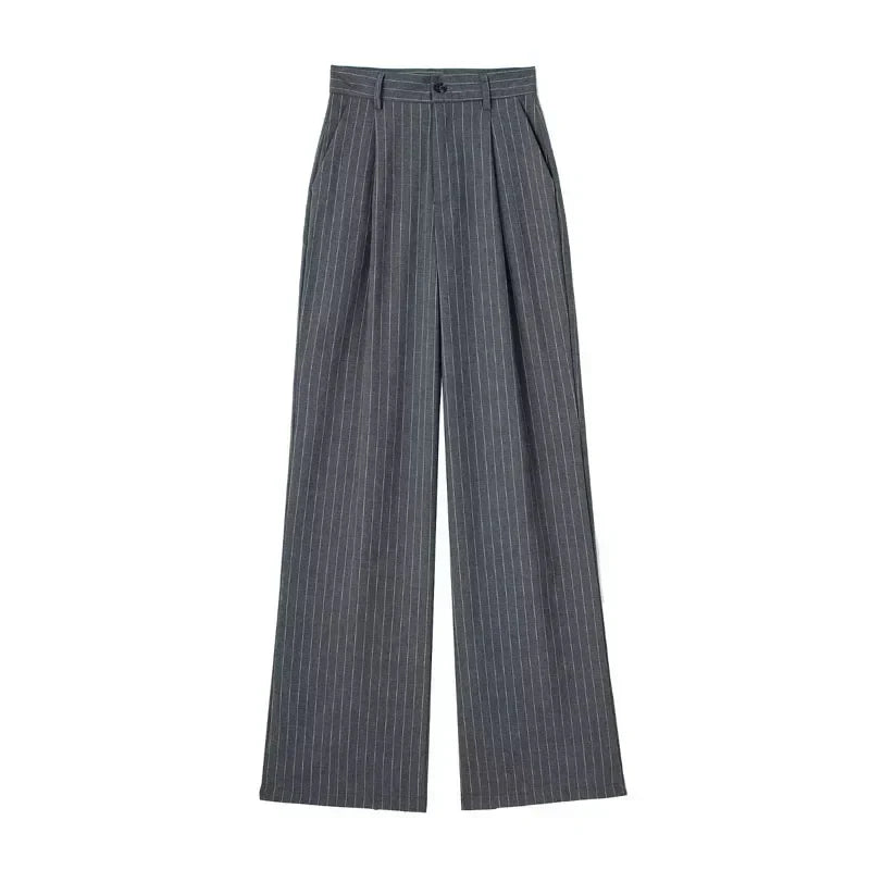 Dames Pantalon Oversized Beige Zomerbroek