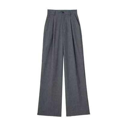 Dames Oversized Pantalon Beige Losse Zomerbroek