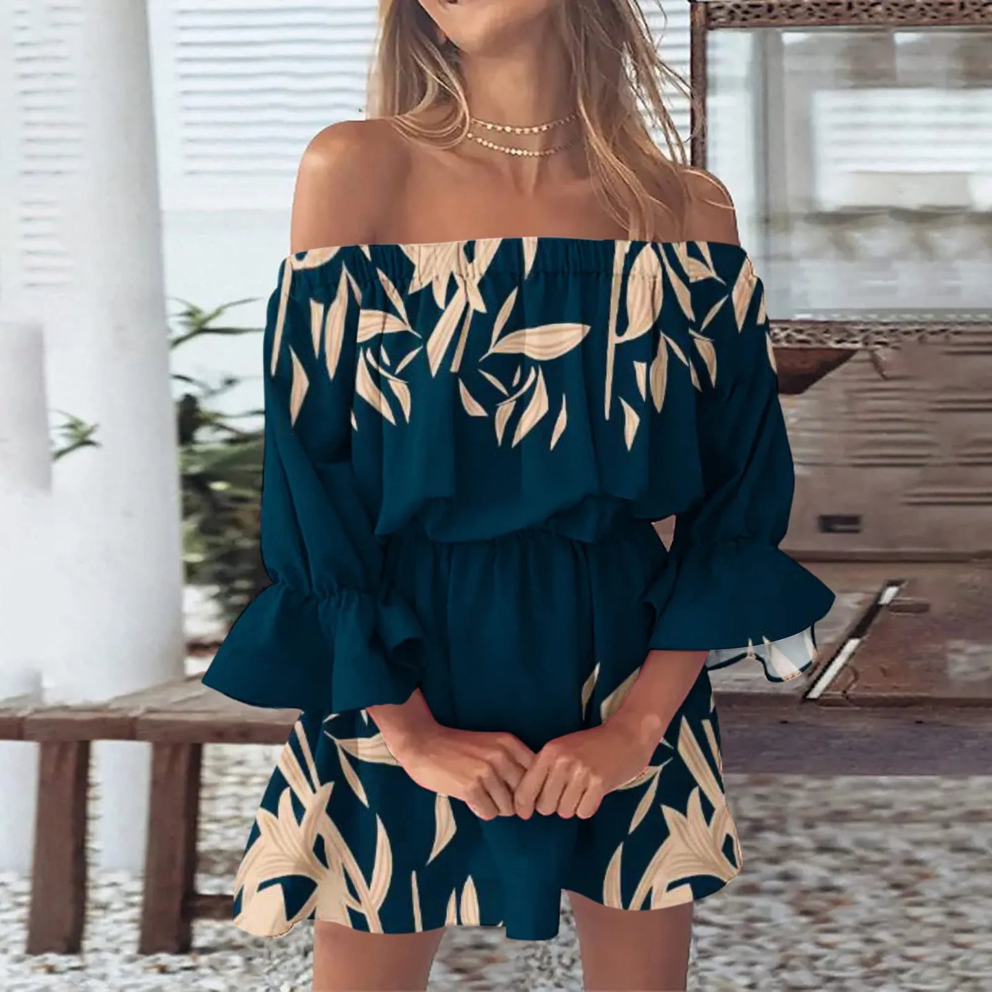 Zomerjurk Boho Stijl Luxe Jurk voor Vrouw - StudioMarella