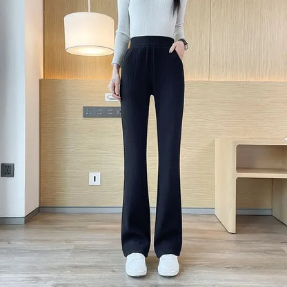 Dames Oversized Schlagbroek Zwart Losse Fit - StudioMarella