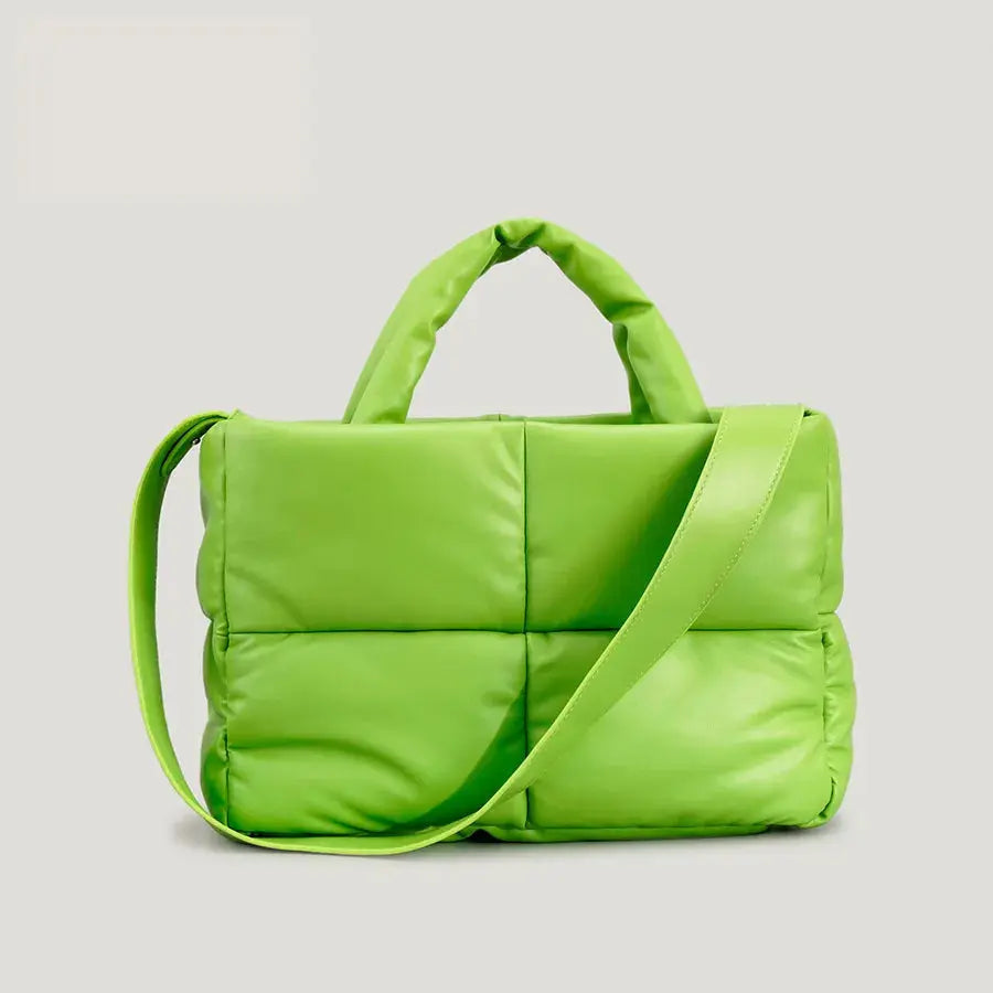 Gevoerde Puffer Schoudertas Trendy Dames Tas