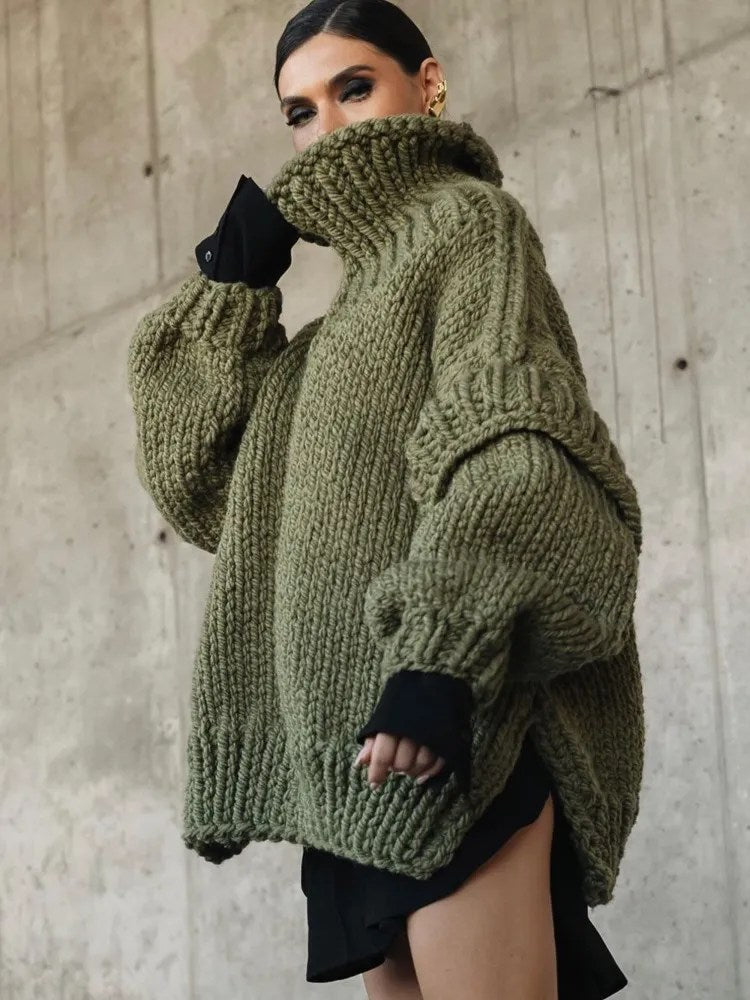 Oversized Trui Gebreide Zacht en Comfortabel voor Dames