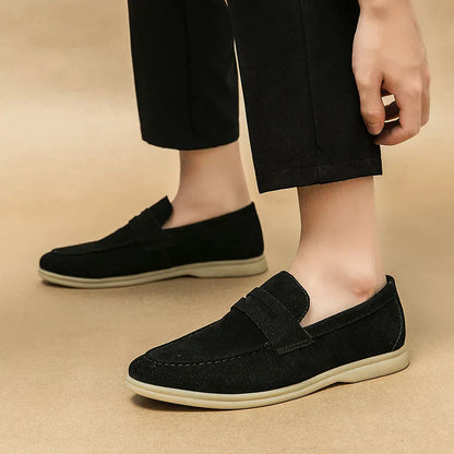 Leren Mocassino Schoenen Italiaanse Stijl