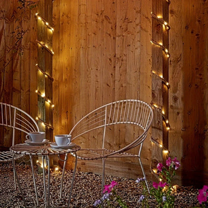 Solar Henneptouw Tuinverlichting 5 Meter met Warm LED-licht
