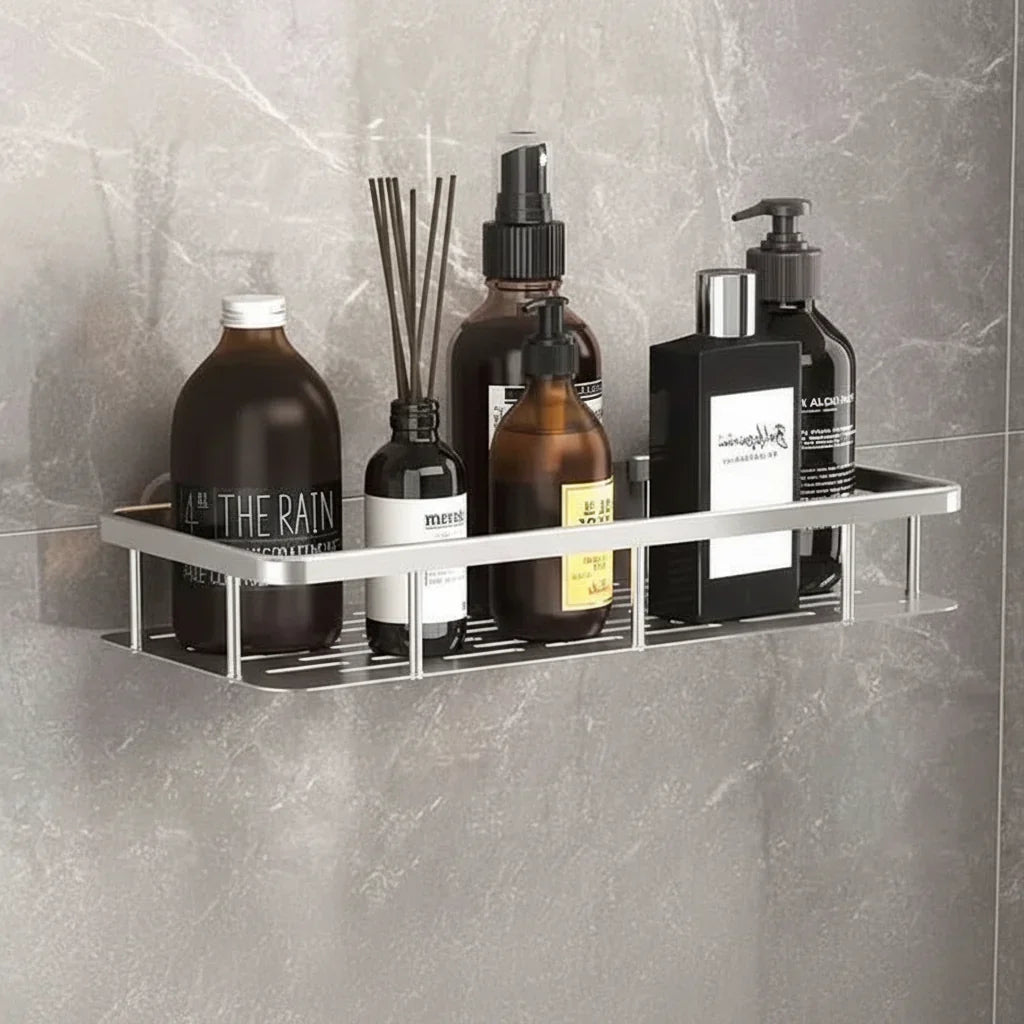 Badkamerplank Zelfklevend Boren ABS RVS Hoekplank Douche Scandinavisch Modern
