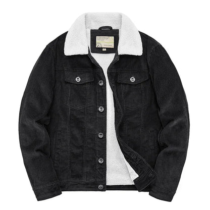 Heren Winterjas Warm Gevoerd Waterdicht Sherpa Stijl