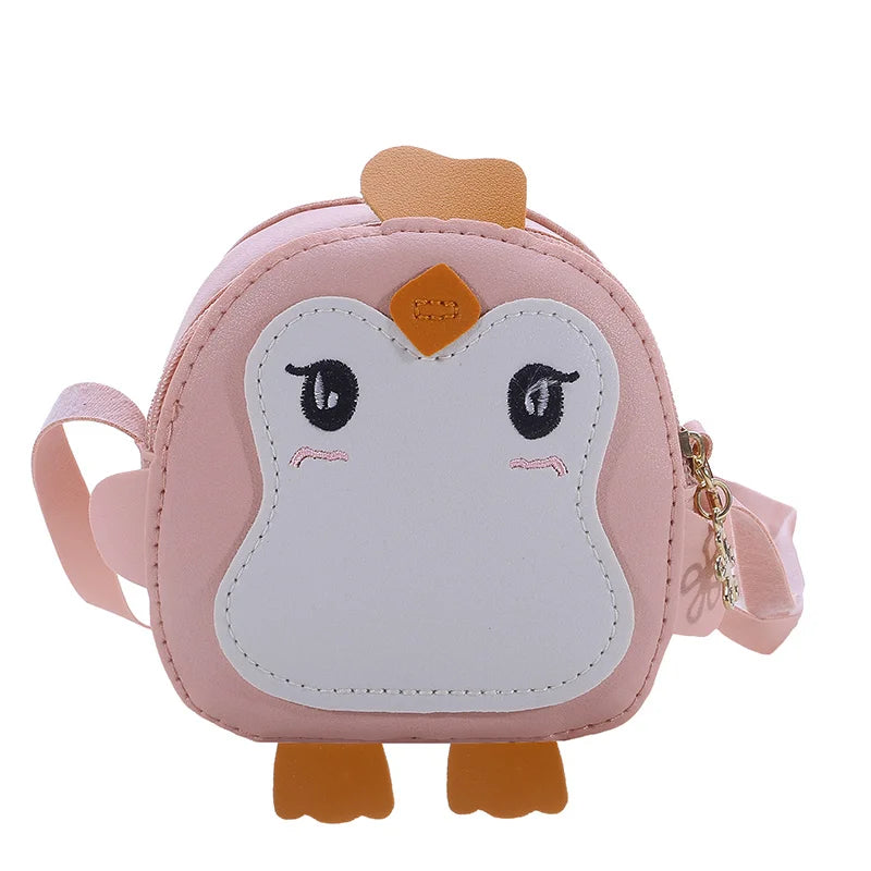 Meisjes Schoudertas Pinguin Design Leer