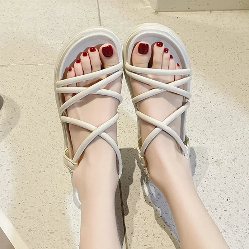 Gladiator Sandalen Zomer Stijl Elegant