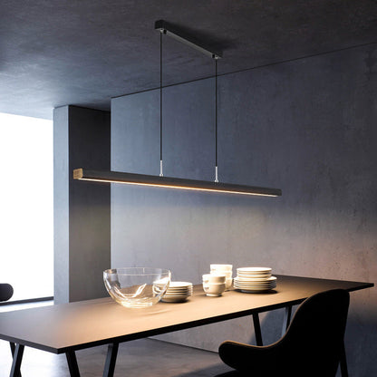 Scandibeam hanglamp LED 3000K zwart eettafel lineaire verlichting modern minimalistisch
