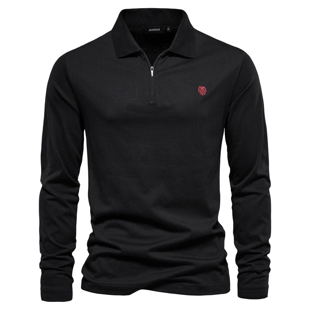 Mannen Poloshirt Slim Fit Klassieke Stijl