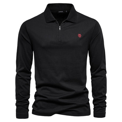 Mannen Poloshirt Slim Fit Klassieke Stijl