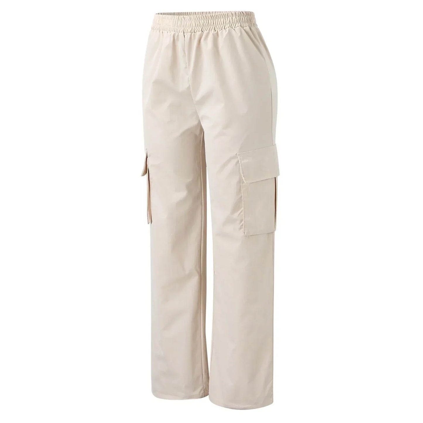 Dames Oversized Cargo Broek Legergroen Stijlvol