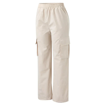 Dames Oversized Cargo Broek Legergroen Stijlvol