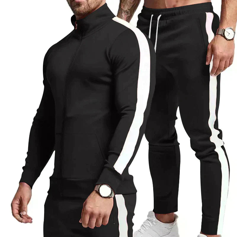 Heren Sportoutfit 2-Delig Trainingspak Comfortabel - StudioMarella