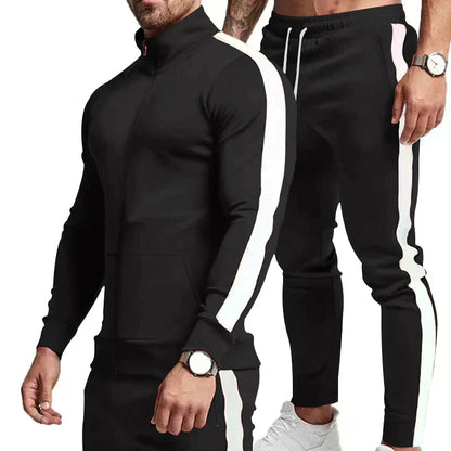 Heren Sportoutfit 2-Delig Trainingspak Comfortabel - StudioMarella