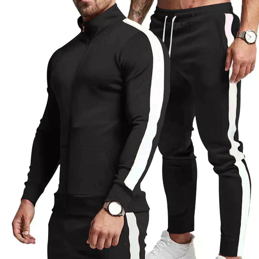 Heren Sportoutfit 2-Delig Trainingspak Comfortabel - StudioMarella