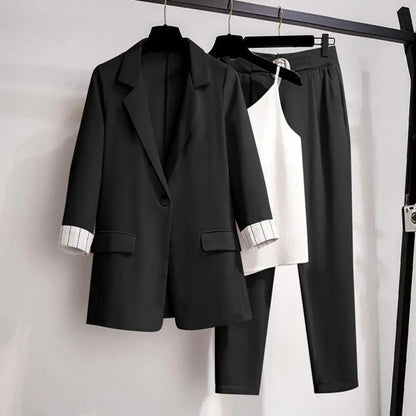 Dames Blazer 3-delig Pak Klassieke Stijl - StudioMarella