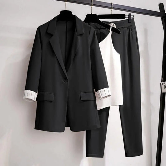 Dames Blazer 3-delig Pak Klassieke Stijl - StudioMarella