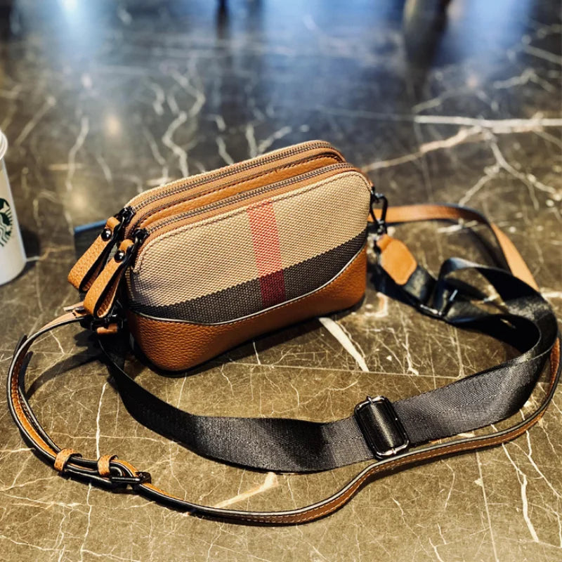 Leren Crossbody Tas voor Dames Klein en Stijlvol