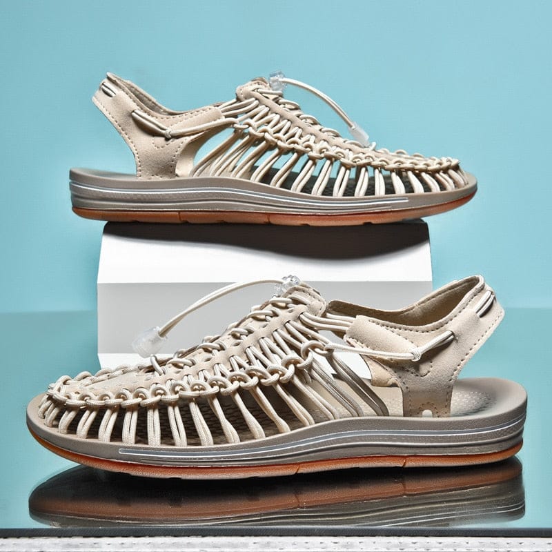 Gevlochten Dames Sandalen – Ademend Design – Lichtgewicht Zomerschoeisel – Flexibele Gummizool – Meerdere Kleuren Verkrijgbaar