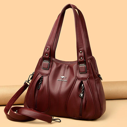 Vegan Leren Bucket Tasje Charme Model