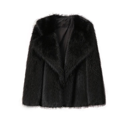 Dames Faux Fur Jas Slank en Stijlvol