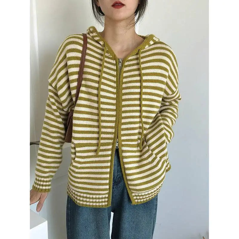 Heren Hoodie Gestreept Casual Trui