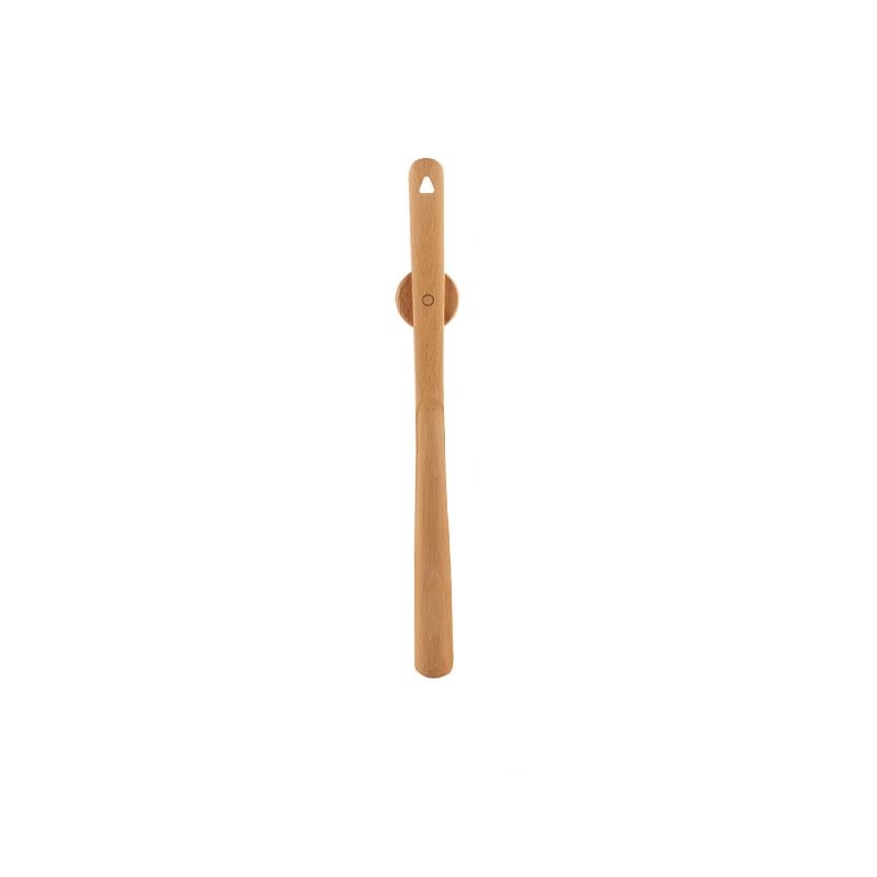 Kolbein – Houten Schoenaantrekker met Lange Steel en Magnetische Houder