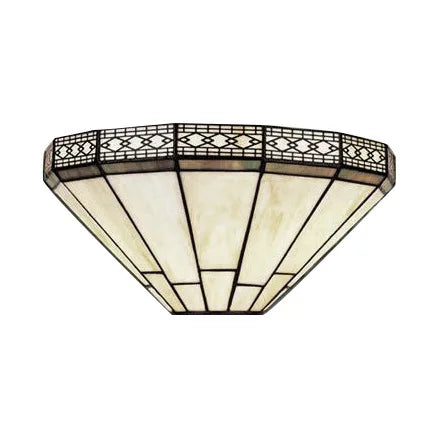 Tiffany Wandlamp Glas E27 Retro Blauw Woonkamer Slaapkamer Gang LED Wandverlichting Pastorale Stijl Eetkamer Studeerkamer
