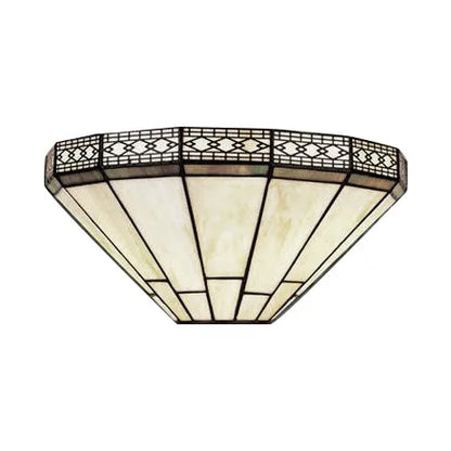 Tiffany Wandlamp Glas E27 Retro Blauw Woonkamer Slaapkamer Gang LED Wandverlichting Pastorale Stijl Eetkamer Studeerkamer