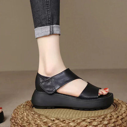 Orthopedische Sandalen Leder Comfortabel Steunzool
