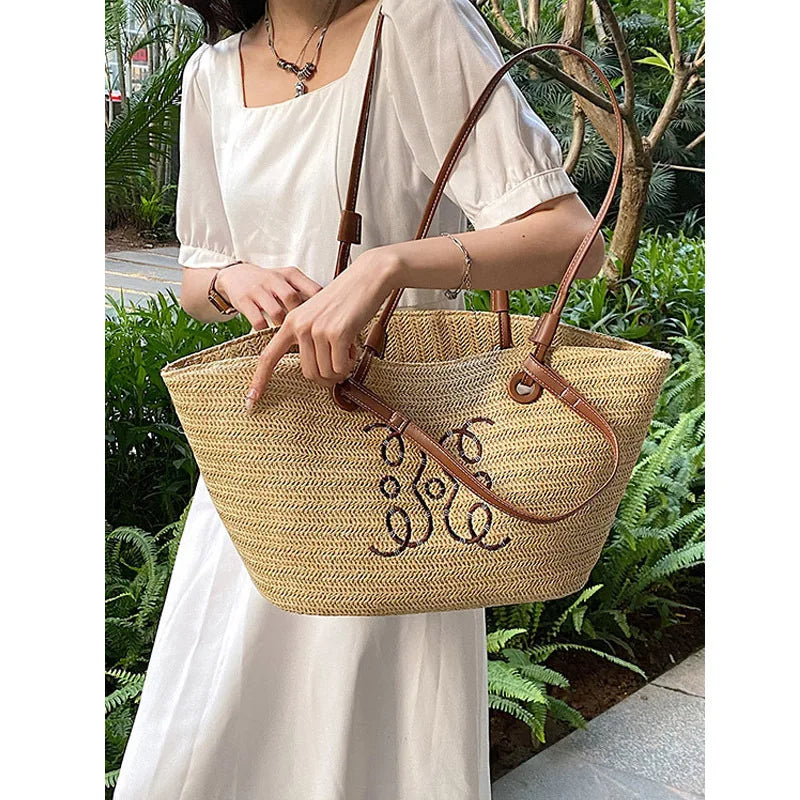 Boho Strandtas Groot Handgemaakt voor Vakantie