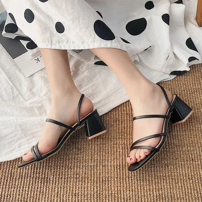 Elegante Zomer Sandalen Hakken voor Vrouwen