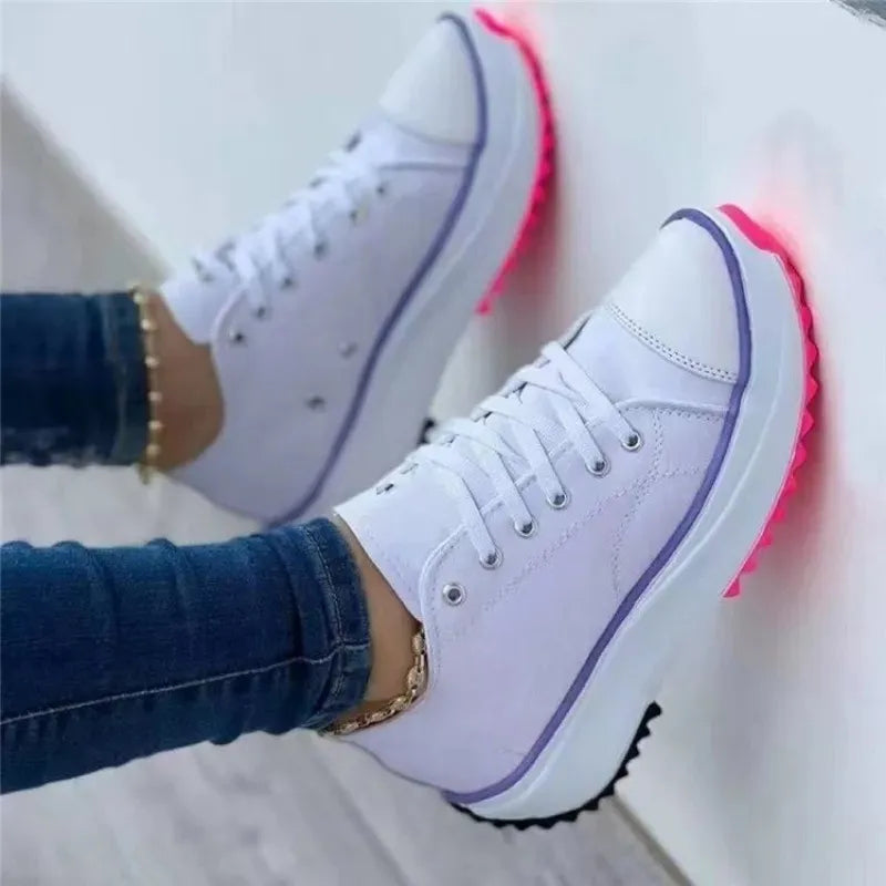 Zomer Sneakers Dames Comfortabel Leer - StudioMarella