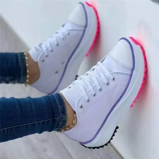 Zomer Sneakers Dames Comfortabel Leer - StudioMarella