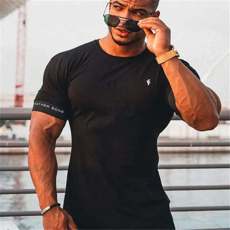 Korte Mouw T-shirt voor Mannen - StudioMarella