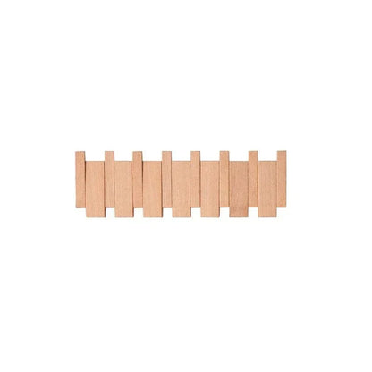 Magnetische Wandkapstok met Inklapbare Haken | 4-10 Haken | Hout