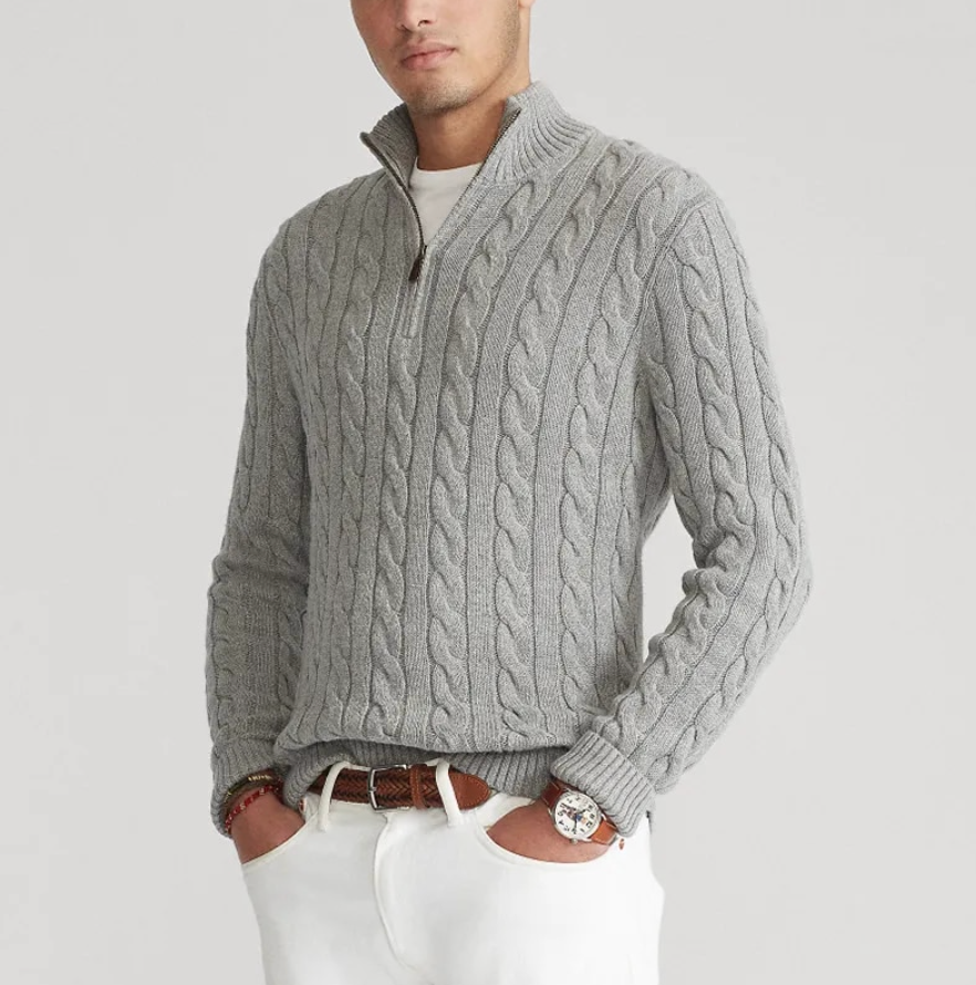 Mannen Truien Merino Wol Warm en Zacht