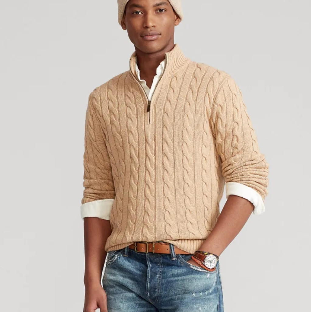Mannen Truien Merino Wol Warm en Zacht