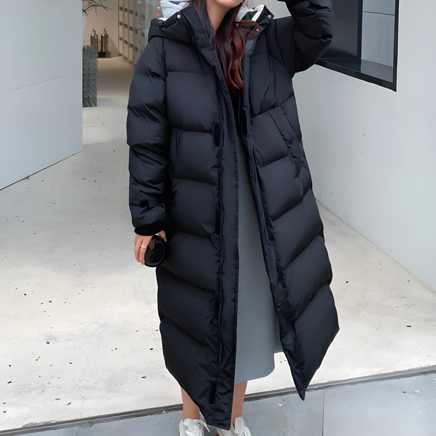 Lange Dames Pufferjas Waterdicht Warm - StudioMarella