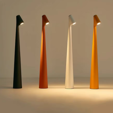 Oplaadbare Tafellamp met Dimbaar Warm Licht en Touch-bediening | Aluminium Designlamp voor Binnen en Buiten | 20 Uur Gebruiksduur