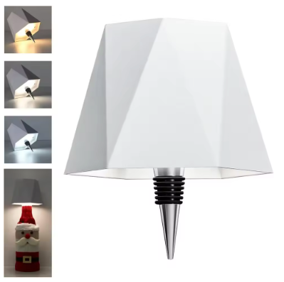 Draadloze LED-flessenlamp met Dimfunctie - Oplaadbaar Tafellampje met Aanraakbediening en 3 Lichtinstellingen voor Sfeervolle Verlichting