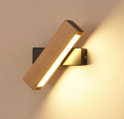 Wandlamp Japans LED Draaibaar Minimalistisch Aluminium Zwart Wit 21cm 31cm