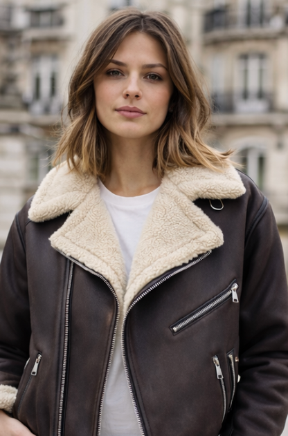 Vegan Leren Jas Dames - Moderne Trendy en Comfortabele Stijl - StudioMarella