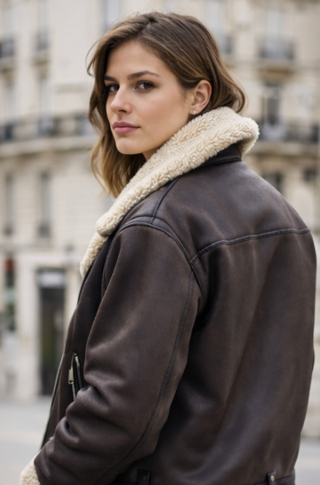 Vegan Leren Jas Dames - Moderne Trendy en Comfortabele Stijl