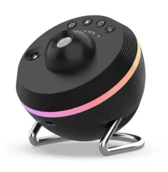 Sterrenprojector voor Slaapkamer LED Galaxy Projectorlamp met Timer Zwart/Wit