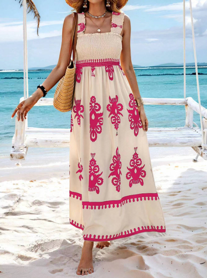 Wendy | Vestito Lungo Estivo Boho – Tessuto di Alta Qualità-5