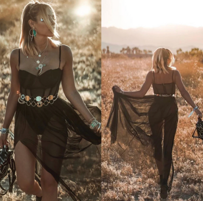 Festivaljurk Zomerjurk Vintage Bloem