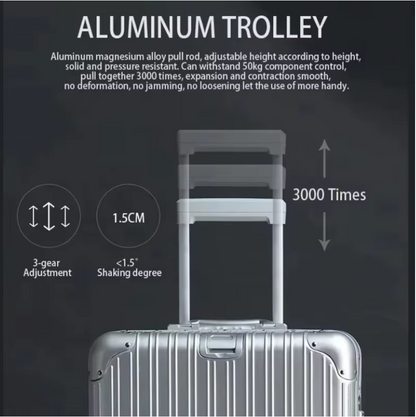Aluminium Magnesium Koffer Zakelijk TSA Slot 360° Wielen Berlin