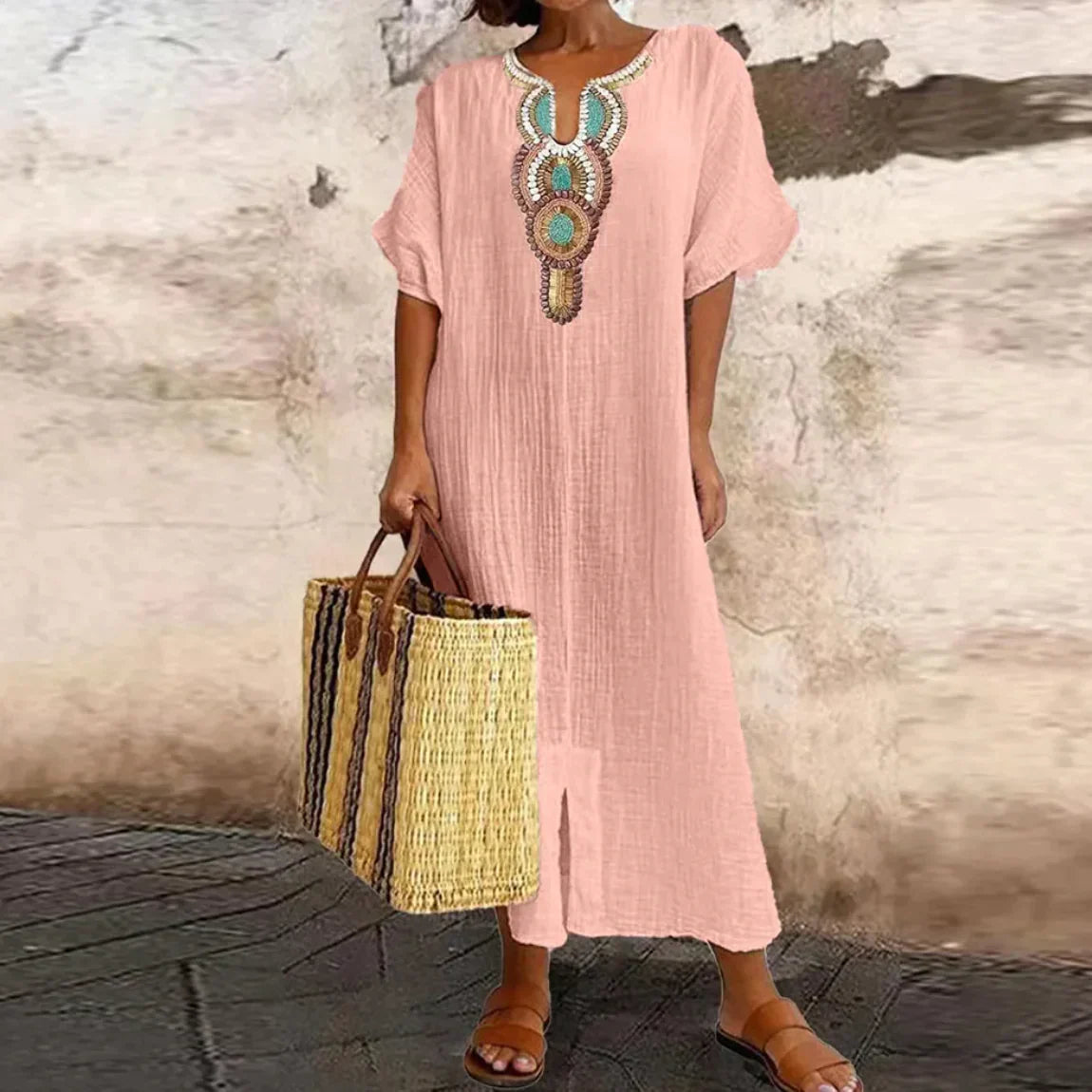 Dames Jurk Stijlvol Elegante Zomerjurk